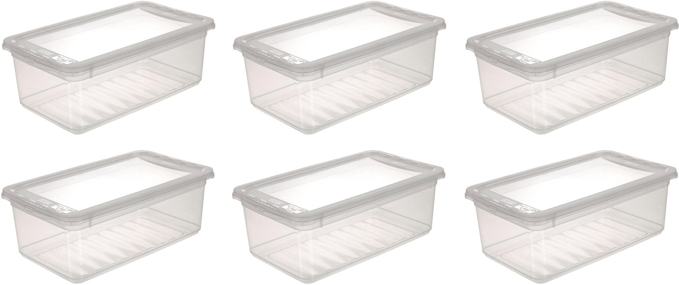 keeeper Stapelbox »bea«, (Set, 6 St.), mit Belüftungsfunktion