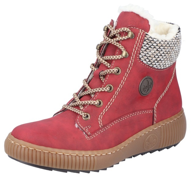 Rieker Winterboots, mit kontrastfarbenen Ziernähten