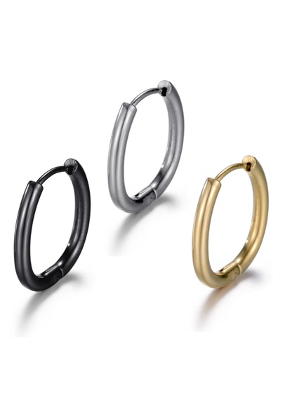 Firetti Creolen-Set »Oval«, (Set, 3 tlg.)