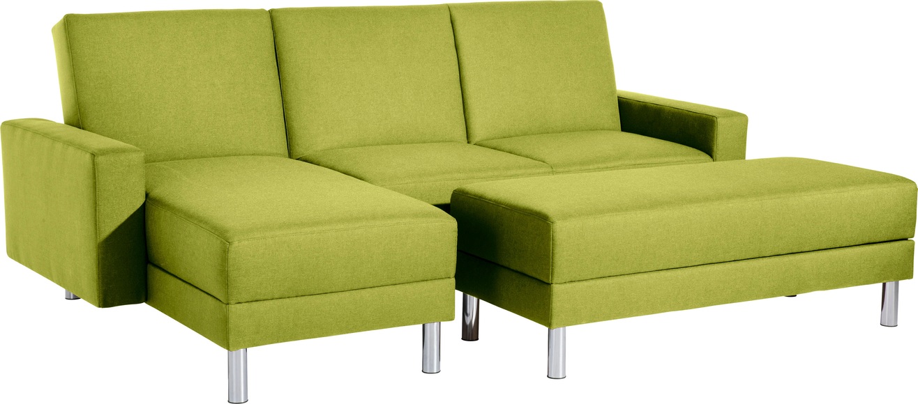 Max Winzer® Schlafsofa »Just Fresh«, Schlafsofa mit Recamiere, mit Rückenverstellung