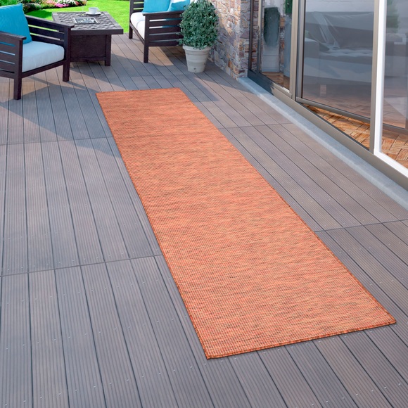 Paco Home Läufer »Sonset«, rechteckig, 5 mm Höhe, Teppich-Läufer, Flachgewebe, In- und Outddor geeignet, ideal in Diele & Flur