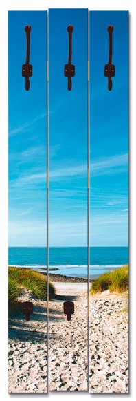 Artland Garderobenpaneel »Strand mit Sanddünen und Weg zur See«