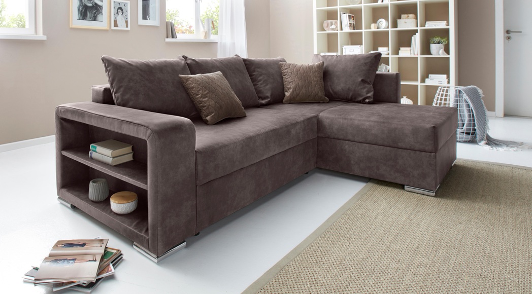 COLLECTION AB Ecksofa, inklusive Bettfunktion und Bettkasten