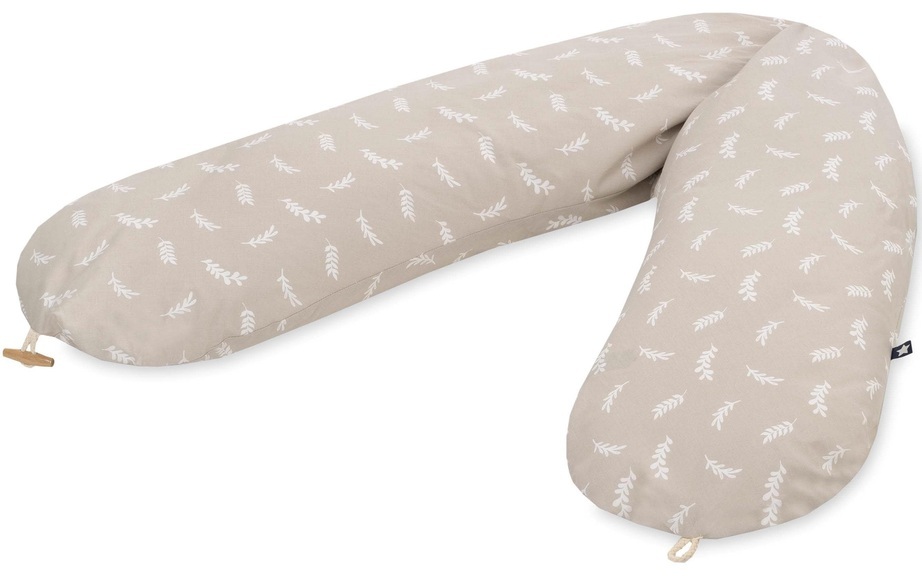 JULIUS ZÖLLNER Stillkissen Nappi Organic Zweige taupe