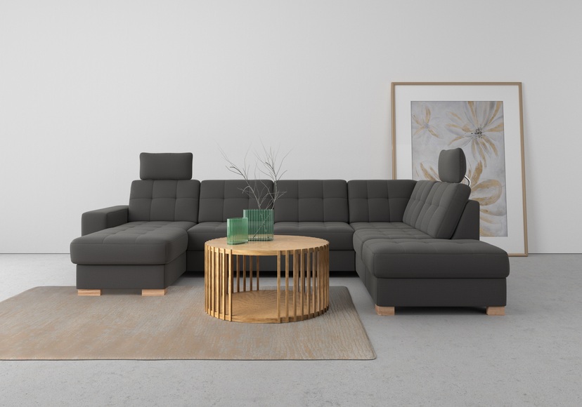 sit&more Wohnlandschaft, wahlweise mit Bettfunktion und Bettkasten