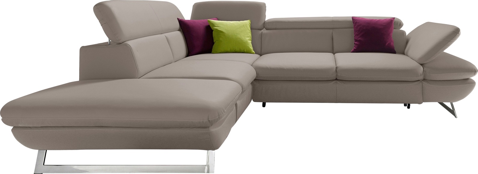 INOSIGN Ecksofa, wahlweise mit Bettfunktion
