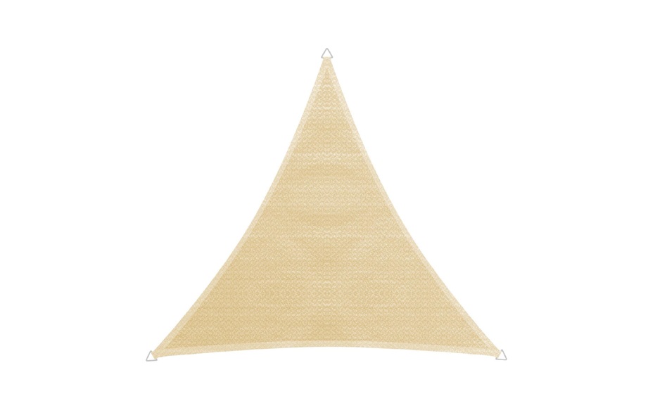 Windhager Sonnensegel Capri - dreieck - Champagne -