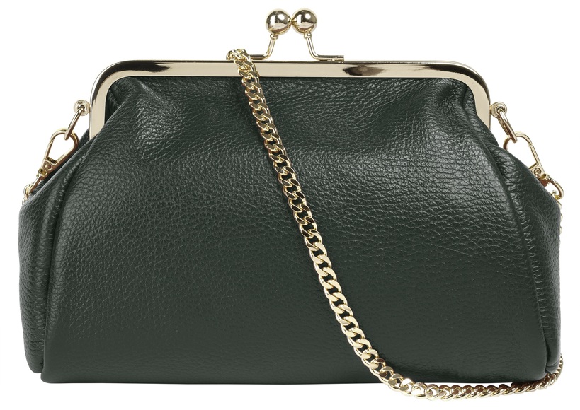 Cluty Abendtasche, (1 tlg.), echt Leder, Made in Italy