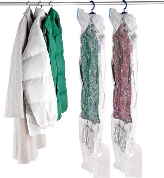 Wenko Vakuum Kleidersack Set, Grösse L & XL, 2-teilig