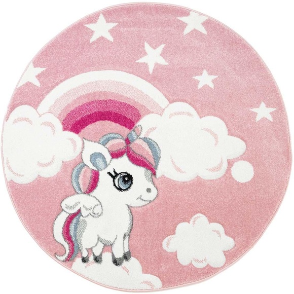 Kinderteppich, »Bueno Kids 1450«, Carpet City, rund, Höhe 13 mm, maschinell gewebt