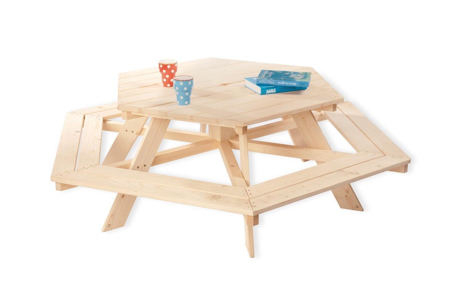 PINOLINO Kindersitzgruppe Nicki 6-Eck