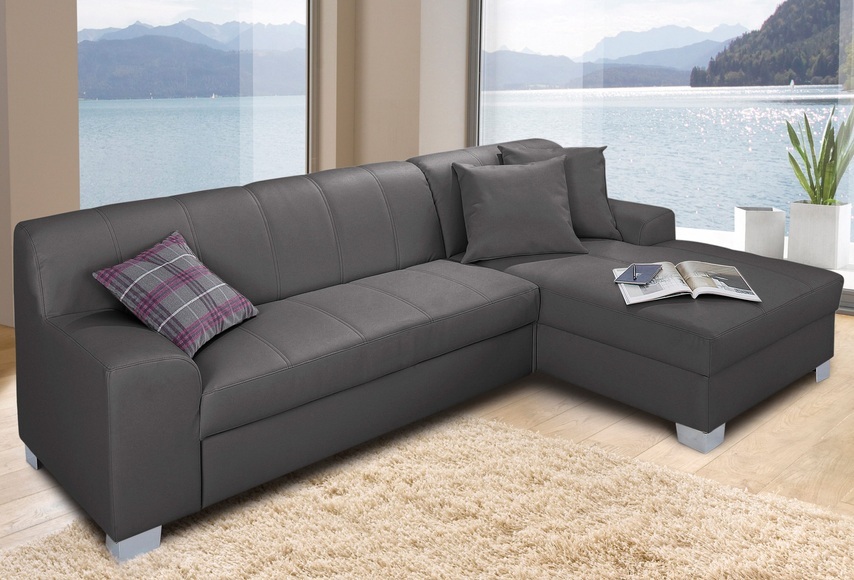 INOSIGN Ecksofa, wahlweise mit Bettfunktion