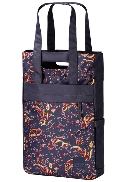 Jack Wolfskin Shopper mit Rucksackfunktion Piccadilly one size graphite all over graphite all over