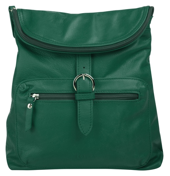 forty° Cityrucksack, echt Leder, Made in Italy