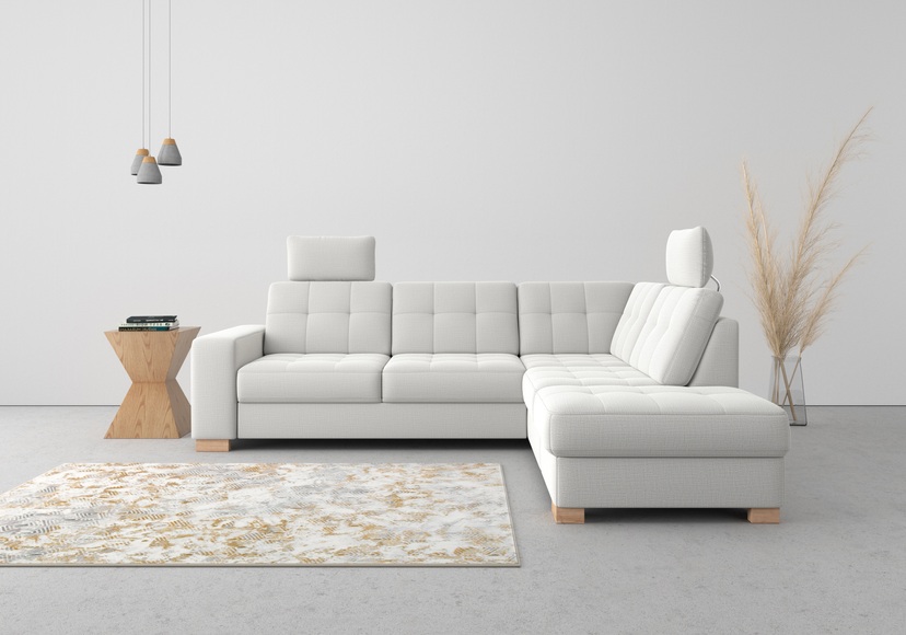 sit&more Ecksofa, wahlweise mit Bettfunktion und Bettkasten