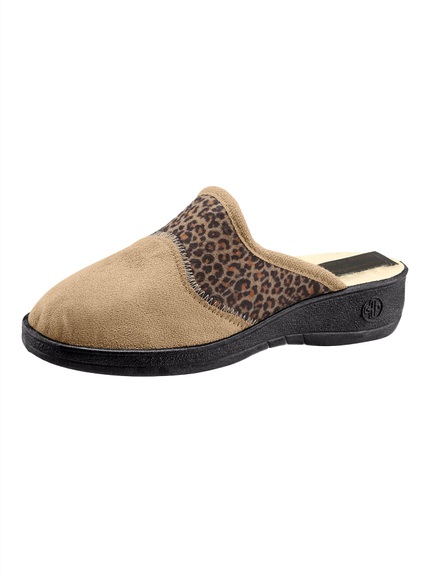 Landgraf Pantoffel mit rutschhemmender PVC-Laufsohle
