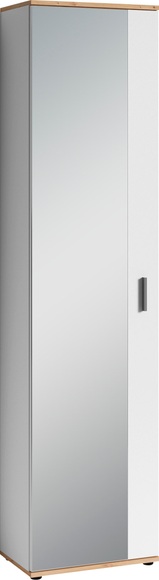byLIVING Garderobenschrank »Jakob«, mit grossem Spiegel, Breite 49 cm