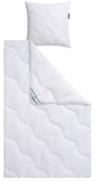 f.a.n. Schlafkomfort Microfaserbettdecke »Wellness für die Haut«, normal, Bezug 100% Polyester, (1 St.), antibakterielle Bettdecke, 135x200 oder 155x220 cm, Sommer oder Winter