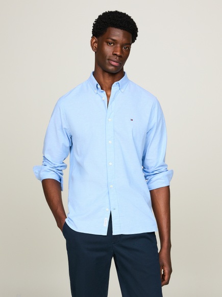 Tommy Hilfiger Langarmhemd »1985 FLEX OXFORD RF SHIRT«, von der Kollektion aus 1985 inspiriert
