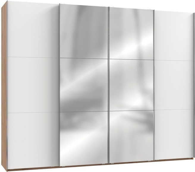 Fresh To Go Schwebetürenschrank »Level«, mit Synchronöffnung