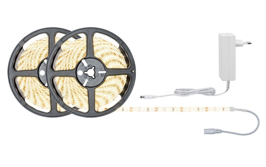 Paulmann SimpLED 78974 LED-Streifen-Komplettset EEK: LED (A++ - E) mit Stecker 12 V 1000 cm Weiß