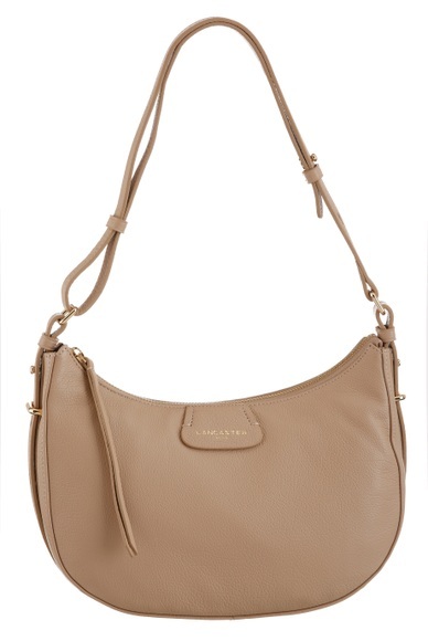 LANCASTER Schultertasche »Hobo bag Dune«, mit goldfarbenen Details