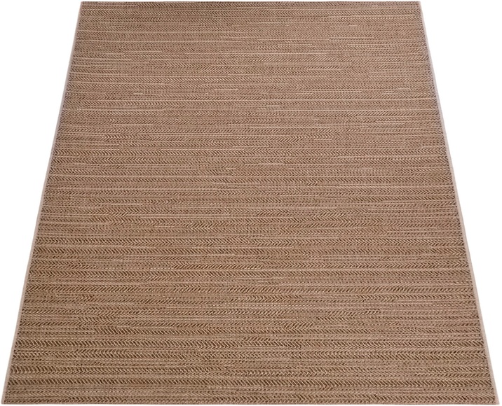 Paco Home Teppich »Waregem 625«, rechteckig, 4 mm Höhe, Flachgewebe, Sisal-Optik, meliert, In- und Outdoor geeignet, Wohnzimmer