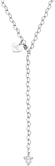 Purelei Y-Kette »Schmuck Geschenk Endless Love Herz Glitzer, 23031«, mit Zirkonia (synth.)