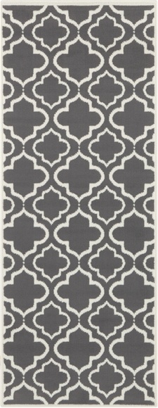 my home Läufer »Ralph«, rechteckig, 8 mm Höhe, Kurzflor Läufer, geometrisches Design, Zwei-Farben Kombination, Wohnzimmer, Schlafzimmer, Robust, Pflegeleicht