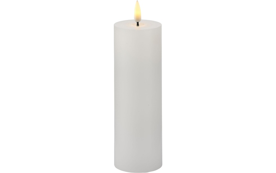 Sirius - LED-Kerze Sille 5 cm x 15 cm, Weiss