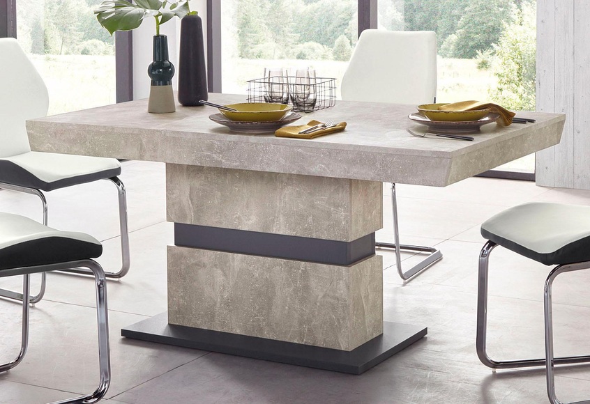 Homexperts Säulen-Esstisch »Marley«, Breite 140 oder 160 cm