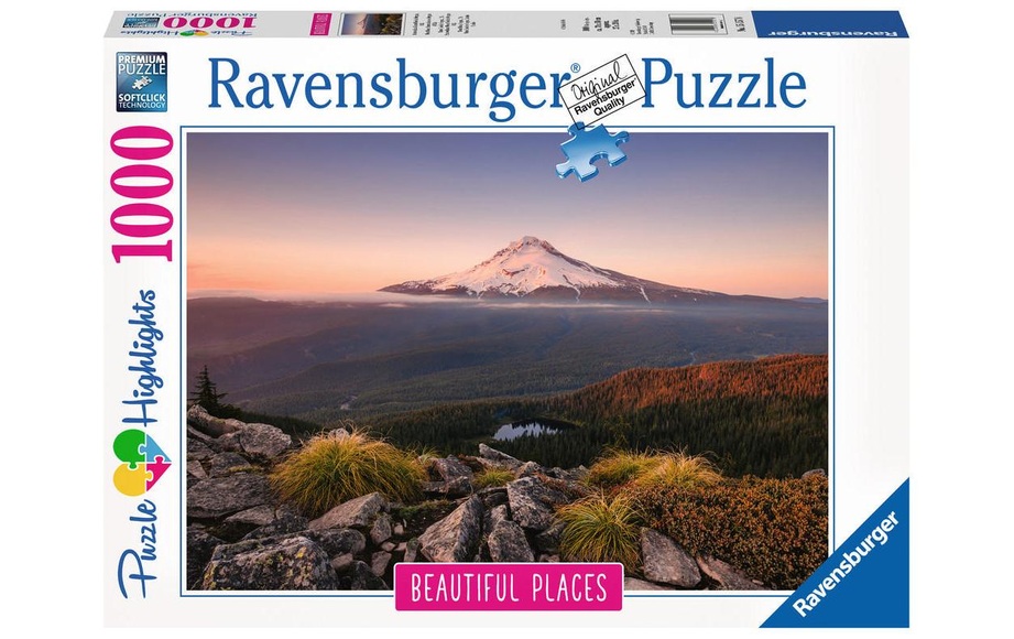 Ravensburger Puzzle Stratovulkan Mount Hood in Oregon, Usa, 1000 Teile