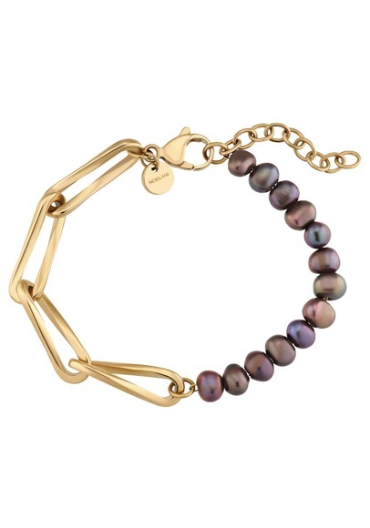 Noelani Armband »Black Pearl, 2034644«, mit Süsswasserzuchtperle