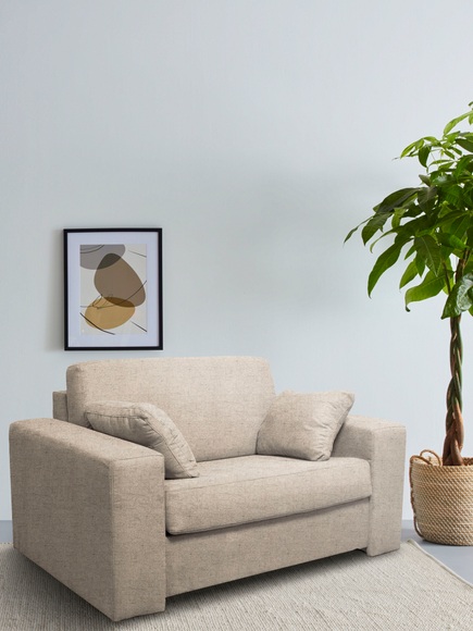 Home affaire Sessel »Roma«, Dauerschlaffunktion, mit Unterfederung, Lattenrost und echter Matratze. Zum Ausfalten in hoher Qualität, Liegemasse ca 83x198 cm, mit 2 Zierkissen