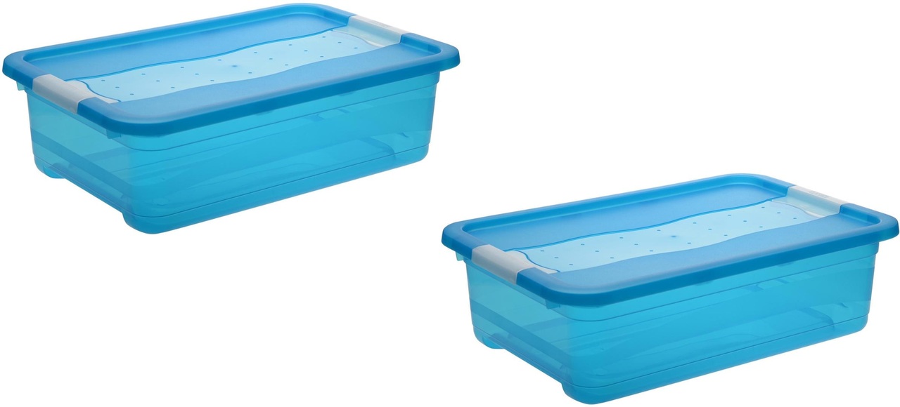 keeeper Aufbewahrungsbox »cornelia«, (Set, 2 St.), mit Deckel, 28 Liter
