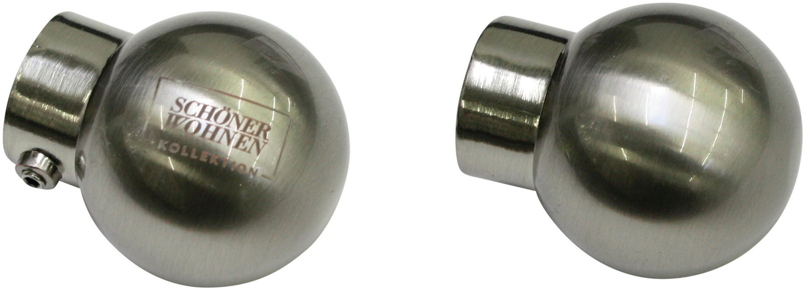 SCHÖNER WOHNEN LAMINAT Gardinenstangen-Endstück »Endstück Kugel für Ø 20 mm«, (2 St.), Serie Einzelprogramm Leon Ø 20 mm