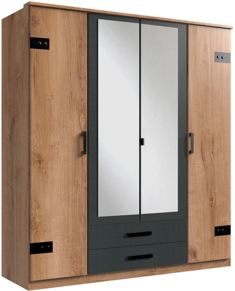 home24 Drehtuerenschrank Cork