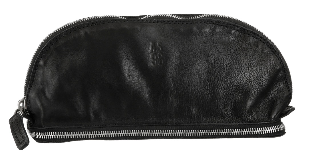 A.S.98 Kosmetiktasche, mit Reissverschluss-Fach im Boden