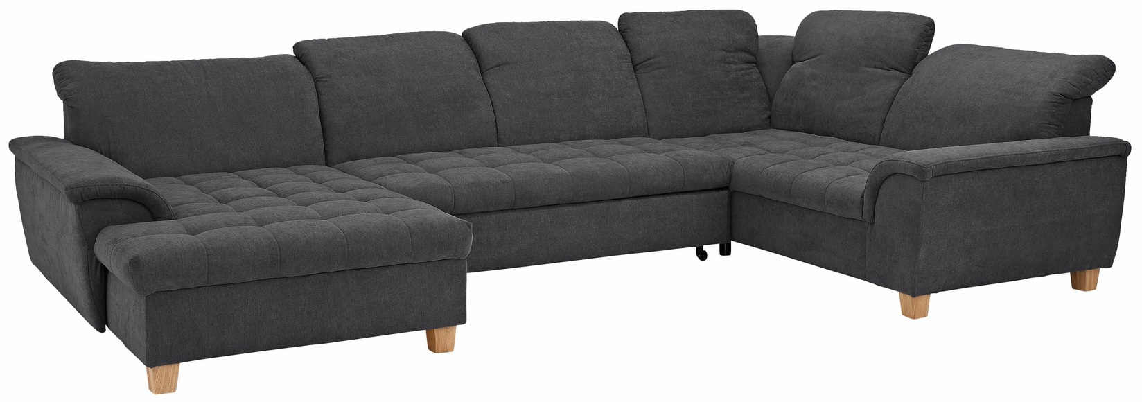 Home affaire Wohnlandschaft »Lyla«, wahlweise mit Rückenfunktion und zusätzlich mit Bett + Bettkasten