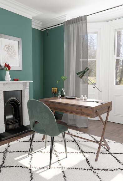 HOMING Gardine »Lisa«, (1 St.), uni, Wohnzimmer, Schlafzimmer, transparent