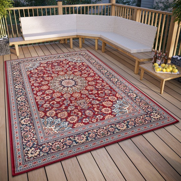 HANSE Home Teppich »Kadi«, rechteckig, In- und Outdoor, Orient-Design, wetterfest, pflegeleicht, robust