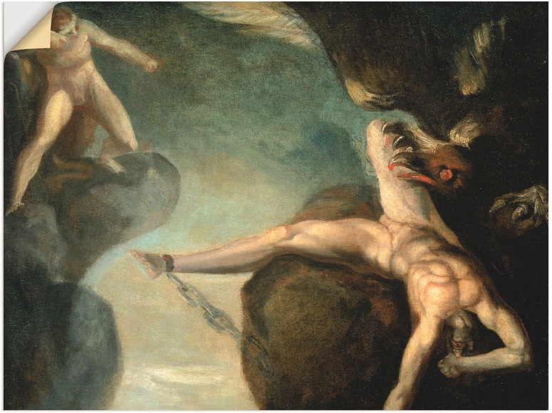 Artland Wandbild »Prometheus wird von Hercules gerettet«