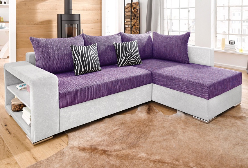 COLLECTION AB Ecksofa, mit Bettfunktion, wahlweise mit Federkern