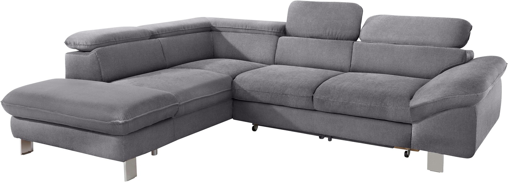 COTTA Ecksofa, mit Kopf- bzw. Rückenverstellung, wahlweise mit Bettfunktion und Bettkasten