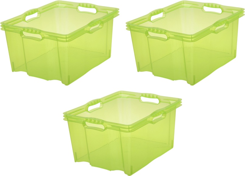 keeeper Aufbewahrungsbox »franz«, (Set, 3 St.), 24 Liter