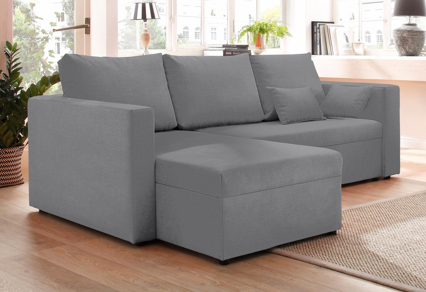 Home affaire Ecksofa »Pur«, wahlweise mit Bettfunktion