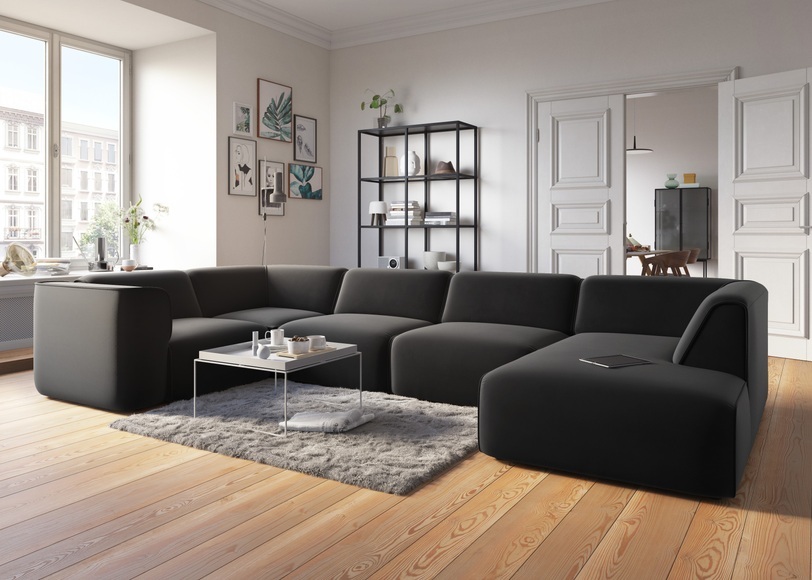 COUCH? Wohnlandschaft »Fettes Polster«, Modulsofa Set, Module einzeln für individuelle Zusammenstellung s. 