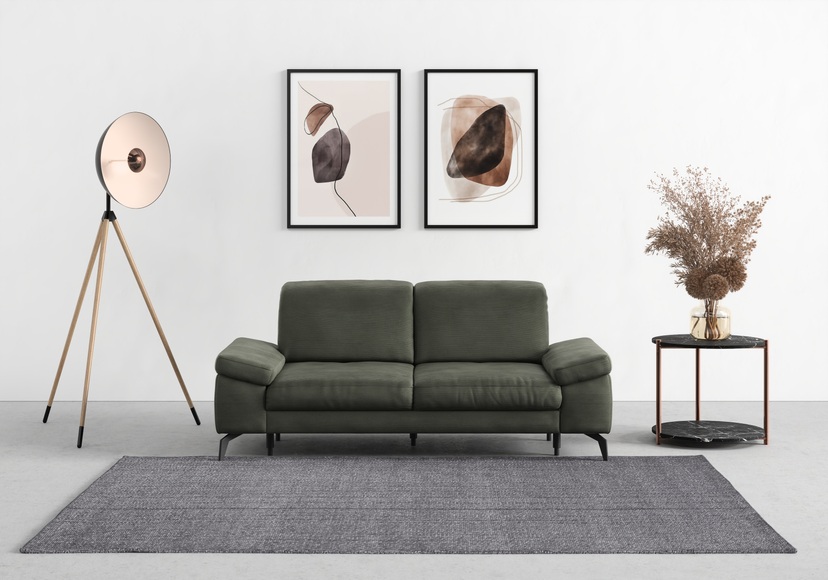 sit&more 2,5-Sitzer »Cabana«, Breite 211 cm, mit oder ohne Sitztiefen-, und Kopfteilfunktion