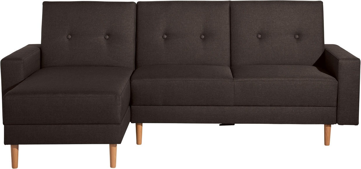 Max Winzer® Schlafsofa mit Recamiere »Just Chill« mit Rückenverstellung, inklusive Stauraumhocker