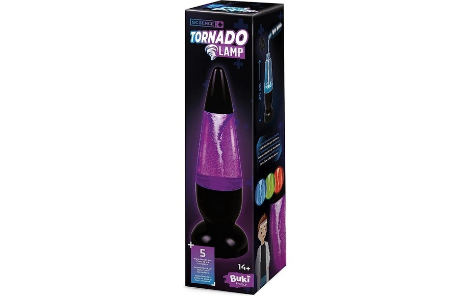 Buki - LED-Schreibtischlampe Tornade - Schwarz